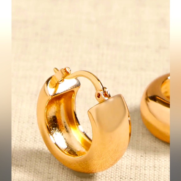 NWT BANANA REPUBLIC HOOP EARRINGS - Picture 3 of 3